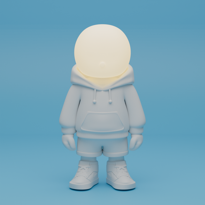  Lampada in stampa 3d personalizzabile. Lampada Moko. Lampada di design. Lampada da tavolo, luce soffusa